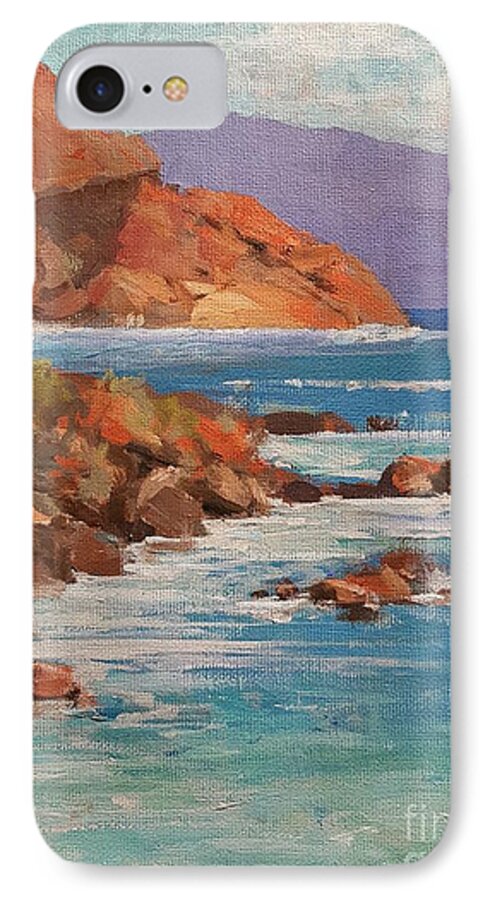  iPhone 7 Case featuring the painting Mission Cove by Jessica Anne Thomas