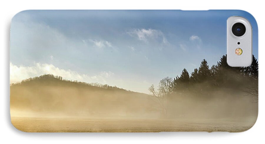 Sunrise iPhone 7 Case featuring the photograph Misty Country Morning by Thomas R Fletcher