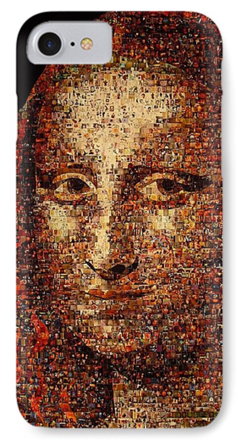Mosaic iPhone 7 Case featuring the photograph Mona Lisa by Doug Powell