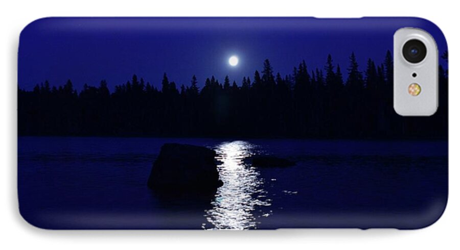 Outdoor iPhone 7 Case featuring the photograph Moonrise on a Midsummer's night by David Porteus
