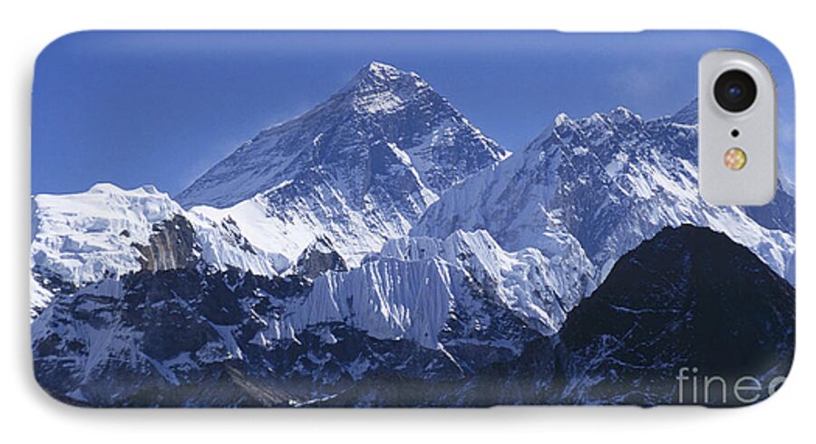 Prott iPhone 7 Case featuring the photograph Mount Everest Nepal by Rudi Prott