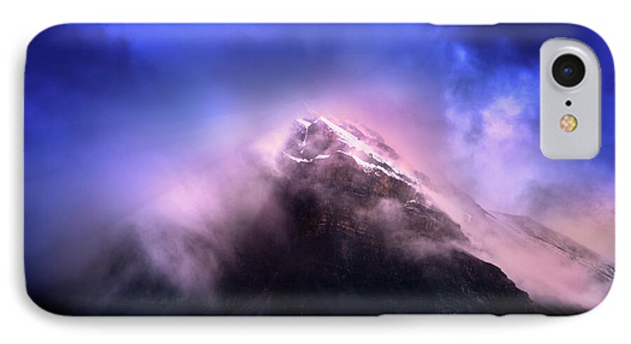 Twilight iPhone 7 Case featuring the photograph Mountain Twilight by John Poon