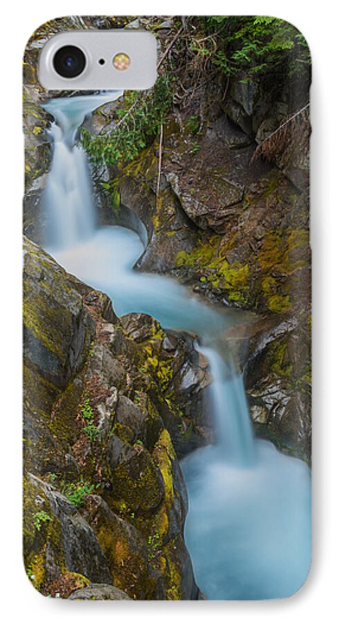 Waterfalls iPhone 7 Case featuring the photograph Moutain Waterfalls 5857 by Chris McKenna