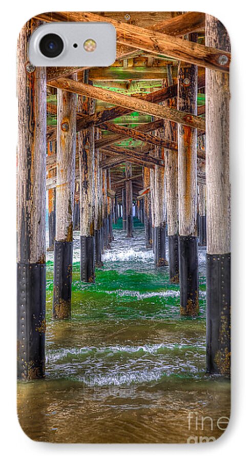 Newport Beach iPhone 7 Case featuring the photograph Newport Beach Pier - Summertime by Jim Carrell