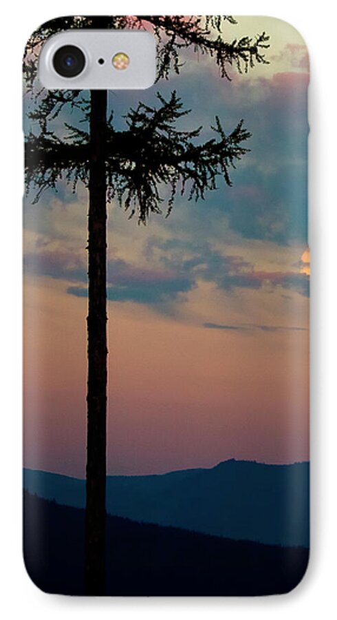 Sunset iPhone 7 Case featuring the photograph Not Quite Clearcut by Albert Seger