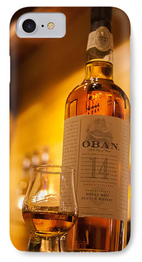 Oban iPhone 7 Case featuring the photograph Oban Whisky by Kathleen McGinley