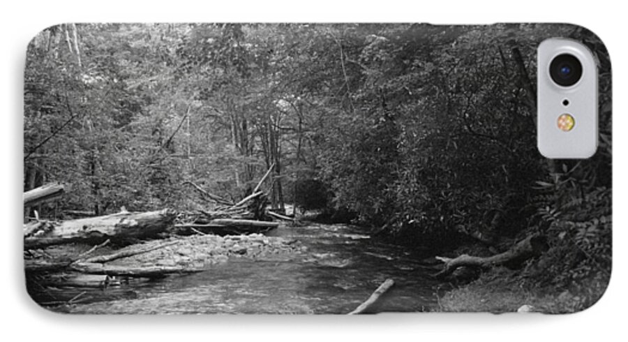 River iPhone 7 Case featuring the photograph Ocanaluftee River - Great Smokey Mountains by William Wetmore