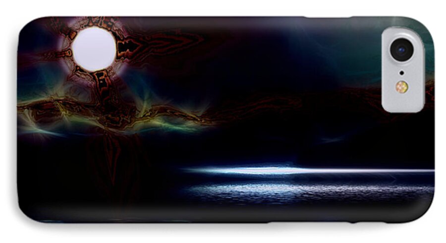 Moon iPhone 7 Case featuring the photograph Ocean Dream by Elaine Hunter