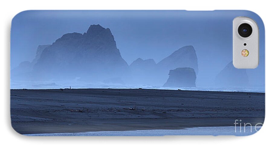 Rock iPhone 7 Case featuring the photograph Oceanside Hoodoos Along The Oregon Coast by Max Allen