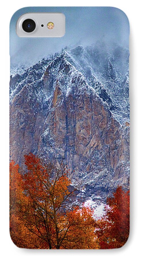 Colorado iPhone 7 Case featuring the photograph Of Fire And Ice by John De Bord