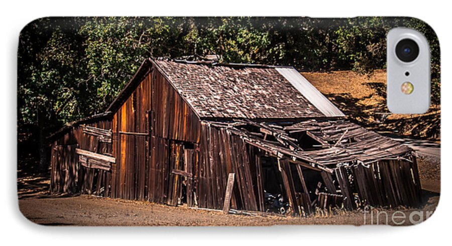 Sonoma County iPhone 7 Case featuring the photograph Old Barn River Road Sonoma County by Blake Webster