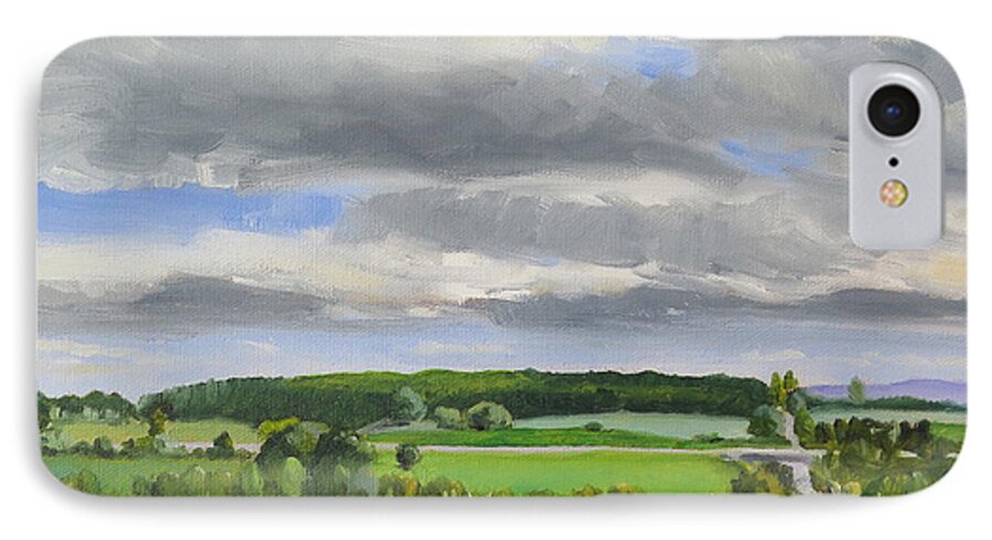 Jo Appleby iPhone 7 Case featuring the painting Old Barrie Road by Jo Appleby