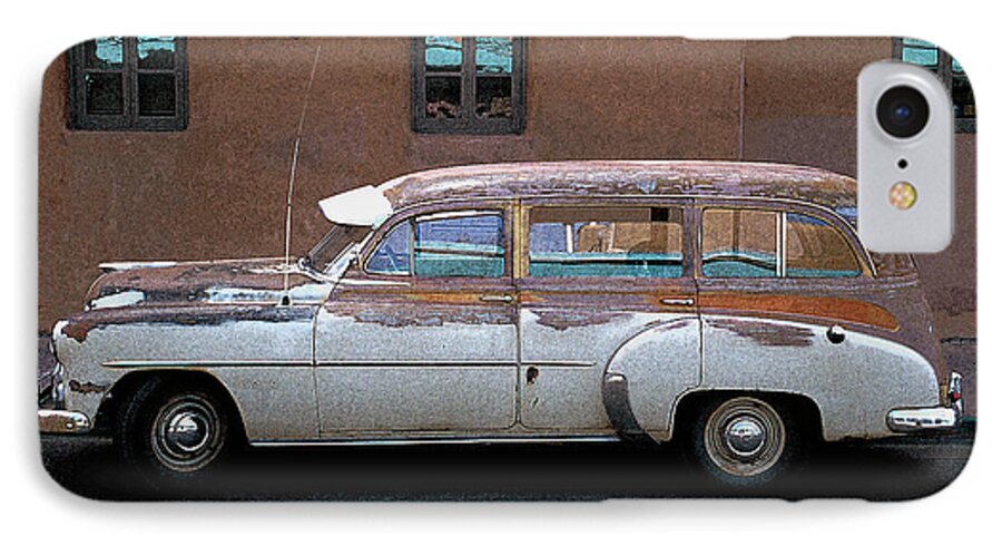 Chevy iPhone 7 Case featuring the photograph Old Chevy by Jim Mathis
