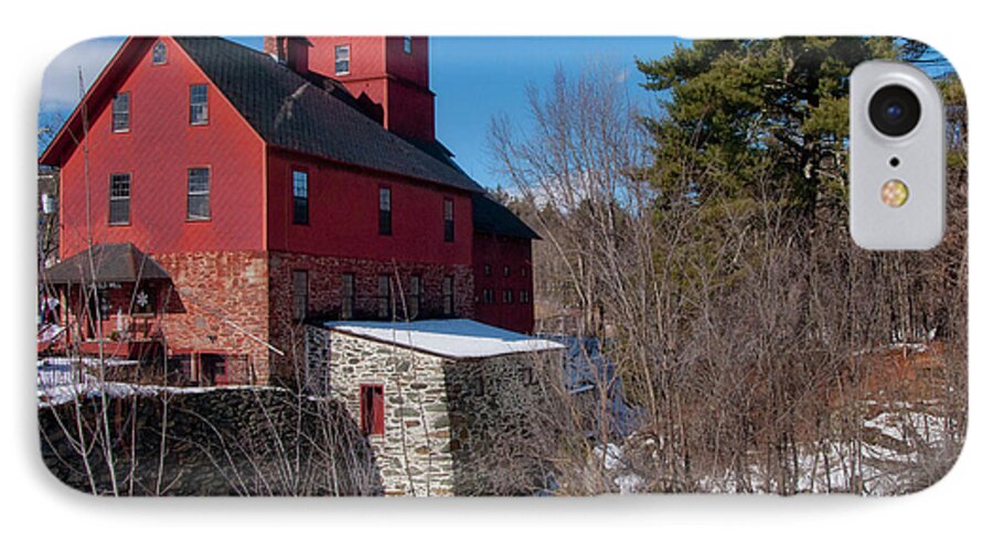 Old Mill iPhone 7 Case featuring the photograph Old Red Mill - Jericho, Vt. by Joann Vitali