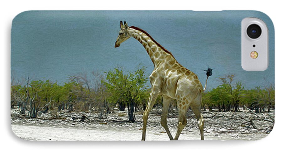 Africa iPhone 7 Case featuring the digital art On The Run Again by Ernest Echols