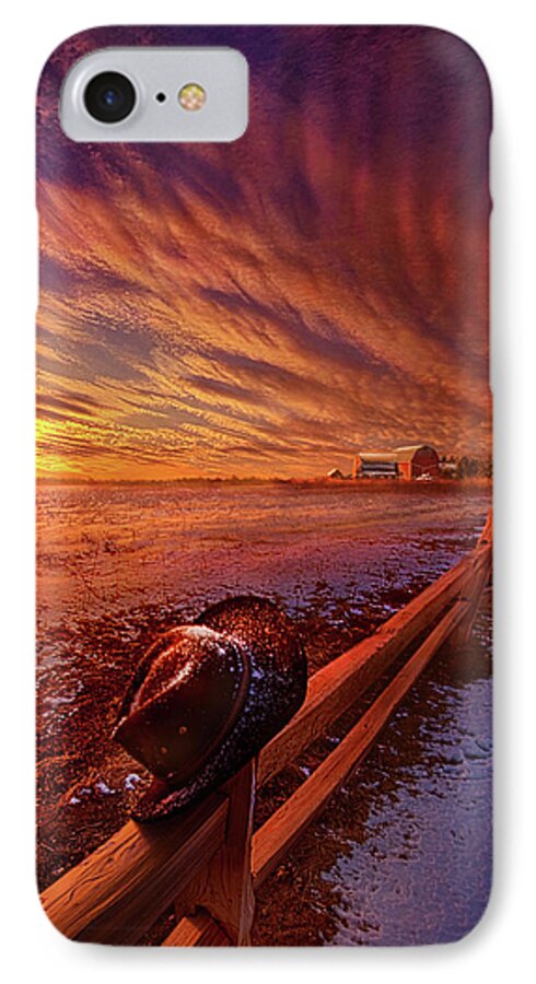 Mood iPhone 7 Case featuring the photograph Only This Moment In Between Before And After by Phil Koch