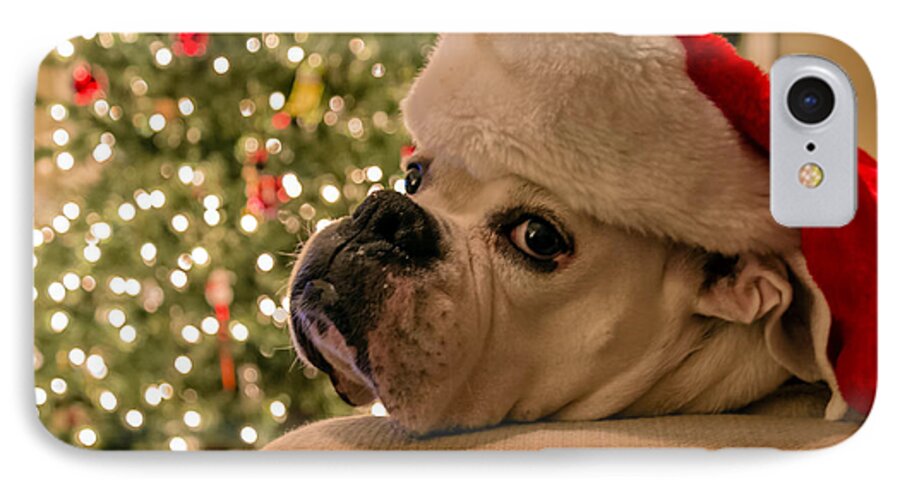 Otis iPhone 7 Case featuring the photograph Otis Claus by Mike Ronnebeck