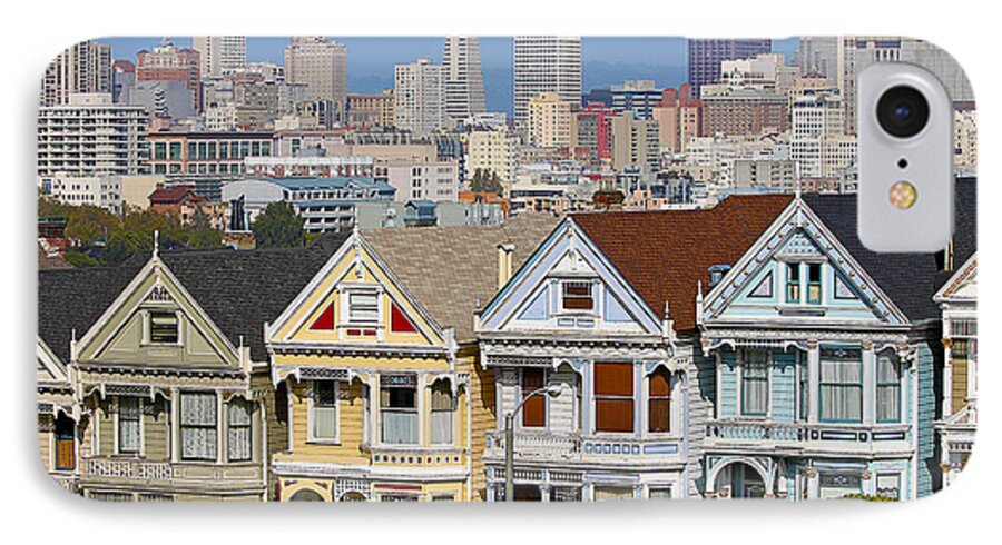 Painted Ladies iPhone 7 Case featuring the photograph Painted Ladies by Jack Schultz