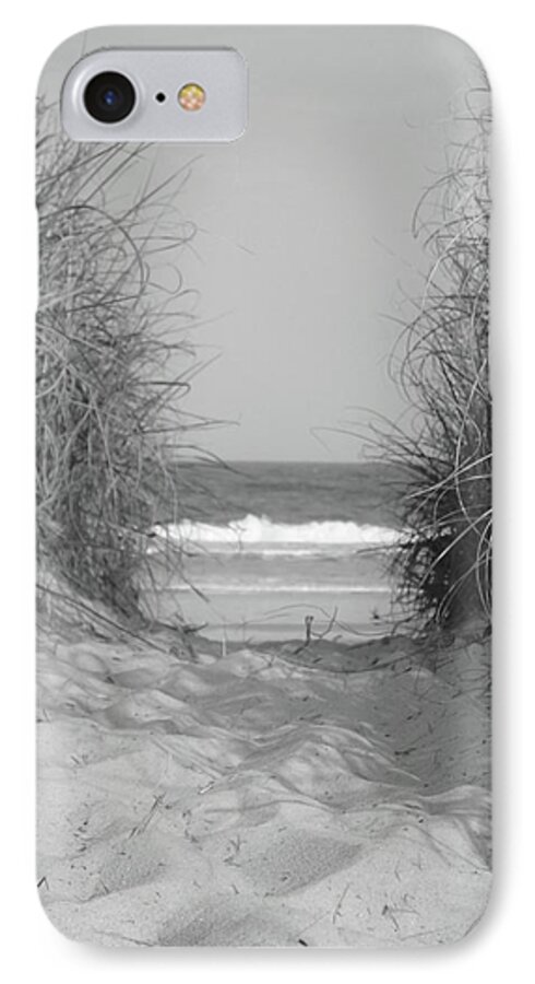 Sand iPhone 7 Case featuring the photograph Path to the beach by WaLdEmAr BoRrErO