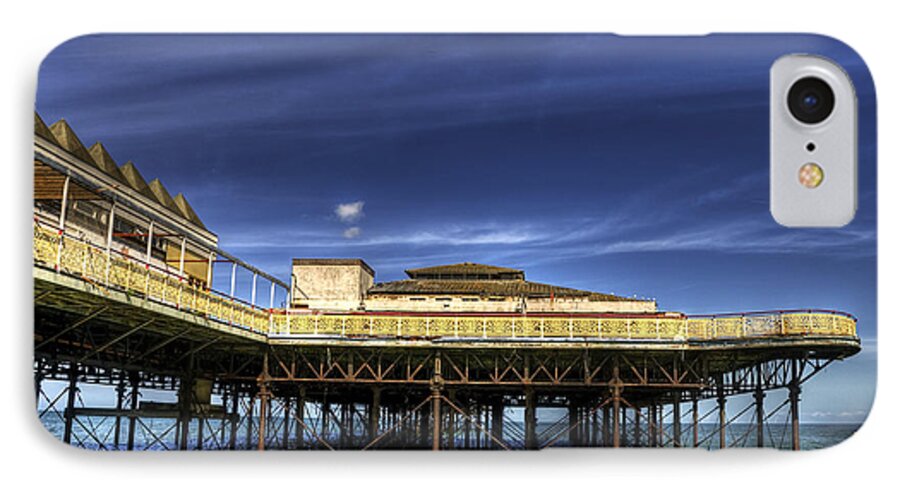 Beach iPhone 7 Case featuring the photograph Pier Structure by Svetlana Sewell