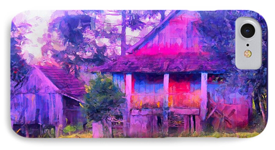 Plank Homes iPhone 7 Case featuring the digital art Plank Homes by Caito Junqueira