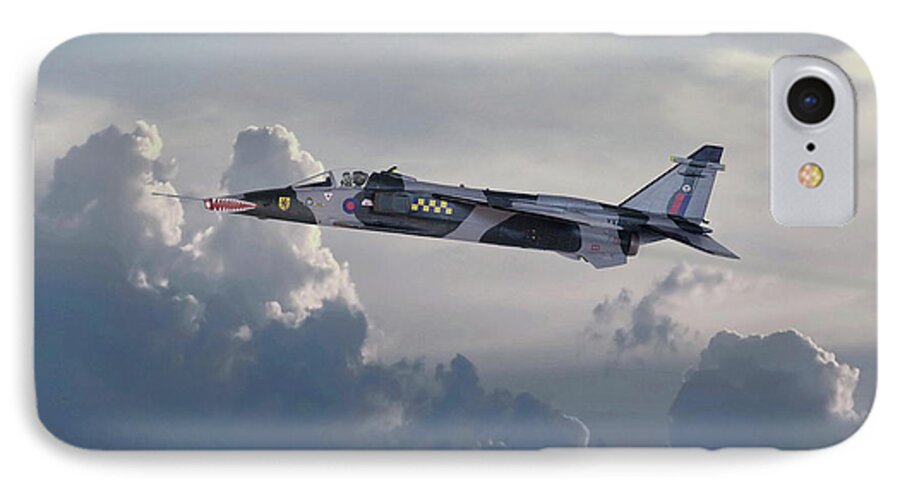 Aircraft iPhone 7 Case featuring the photograph RAF Jaguar GR1 by Pat Speirs