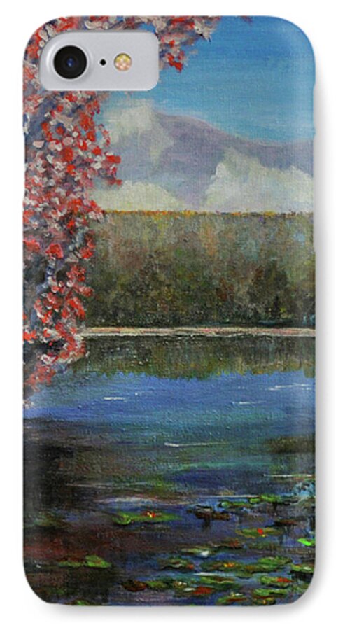 Landscape iPhone 7 Case featuring the painting Recovery by Dottie Branch