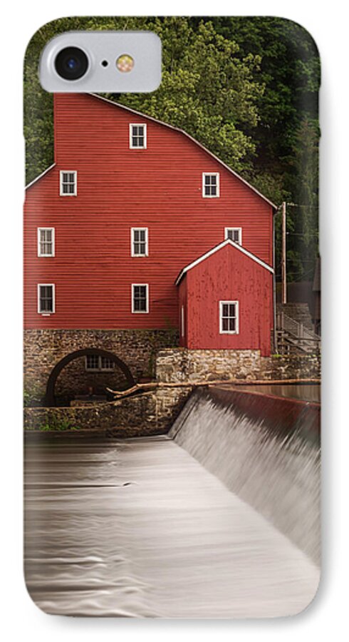 Terry Deluco iPhone 7 Case featuring the photograph Red Mill Clinton New Jersey by Terry DeLuco