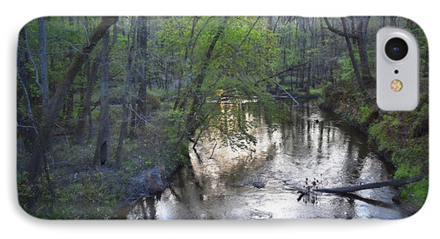 Nature iPhone 7 Case featuring the photograph Reflections On The Congaree Creek by Skip Willits