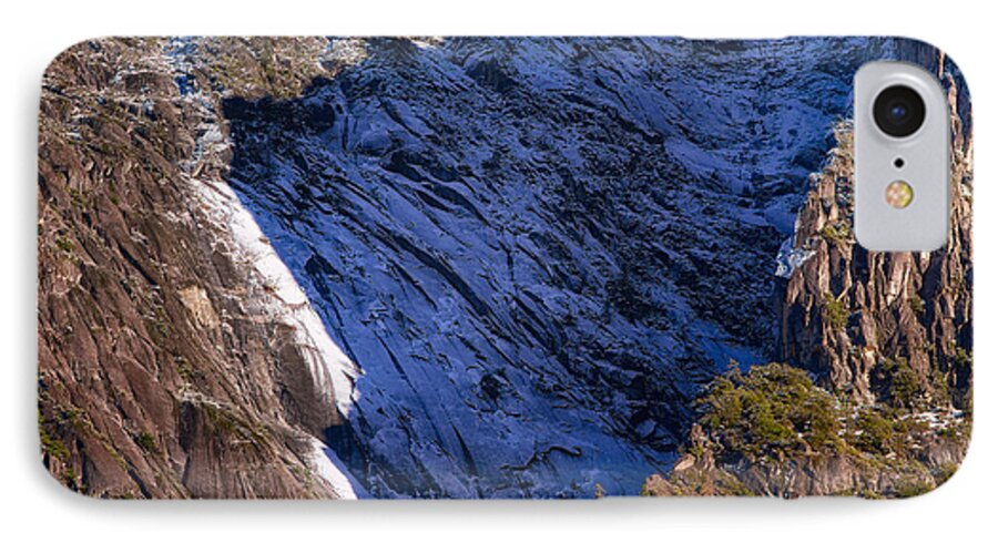 Yosemite iPhone 7 Case featuring the photograph Ridgeline Shadows by Anthony Michael Bonafede