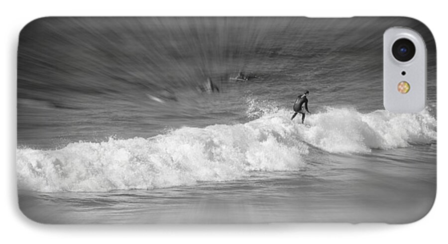 Riding It Out iPhone 7 Case featuring the photograph Riding It Out by Susan McMenamin