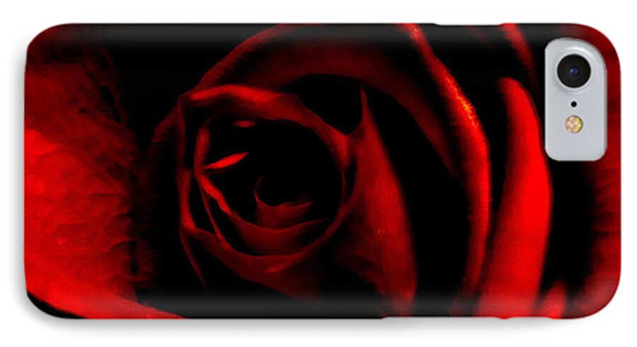 Cml Brown iPhone 7 Case featuring the photograph Rose by CML Brown
