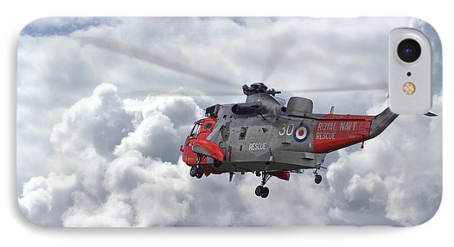 Aircraft iPhone 7 Case featuring the photograph Royal Navy - Sea King by Pat Speirs