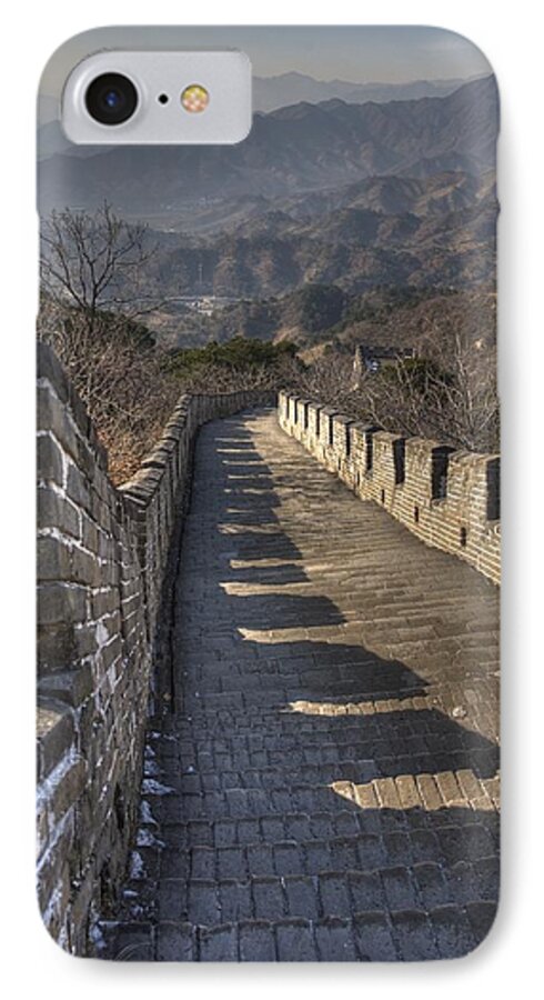 Great Wall iPhone 7 Case featuring the photograph Rusti Great Wall HDR by Matthew Bamberg