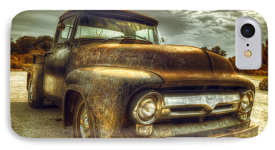 Rust iPhone 7 Case featuring the photograph Rusty Truck by Mal Bray