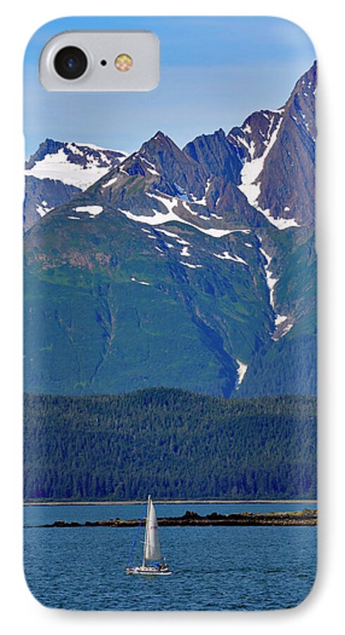 Boat iPhone 7 Case featuring the photograph Sailing Lynn Canal by Cathy Mahnke