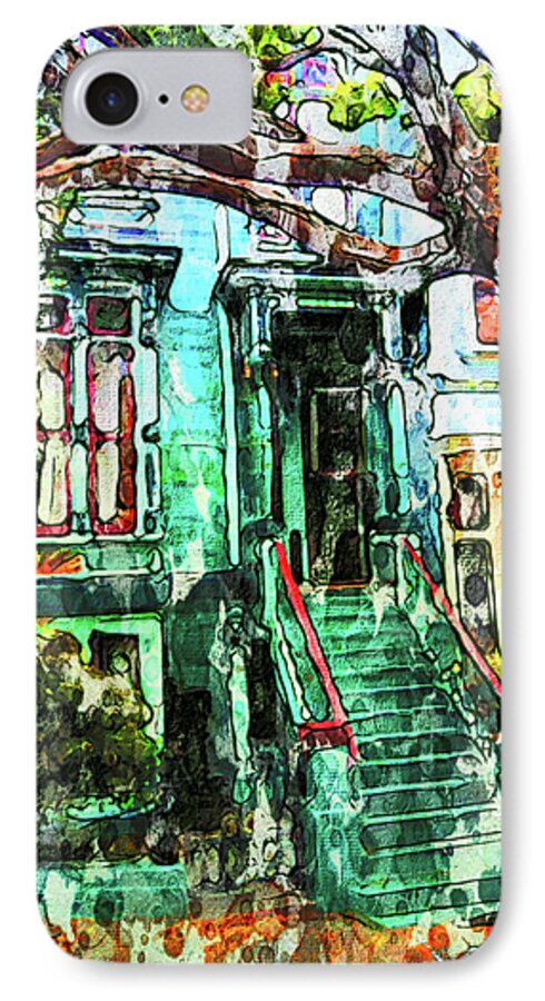 San Francisco Victorian Home iPhone 7 Case featuring the photograph San Francisco Victorian by Joan Reese