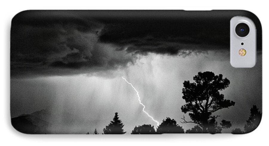 Lightning iPhone 7 Case featuring the photograph San Juan Strike by Kevin Munro