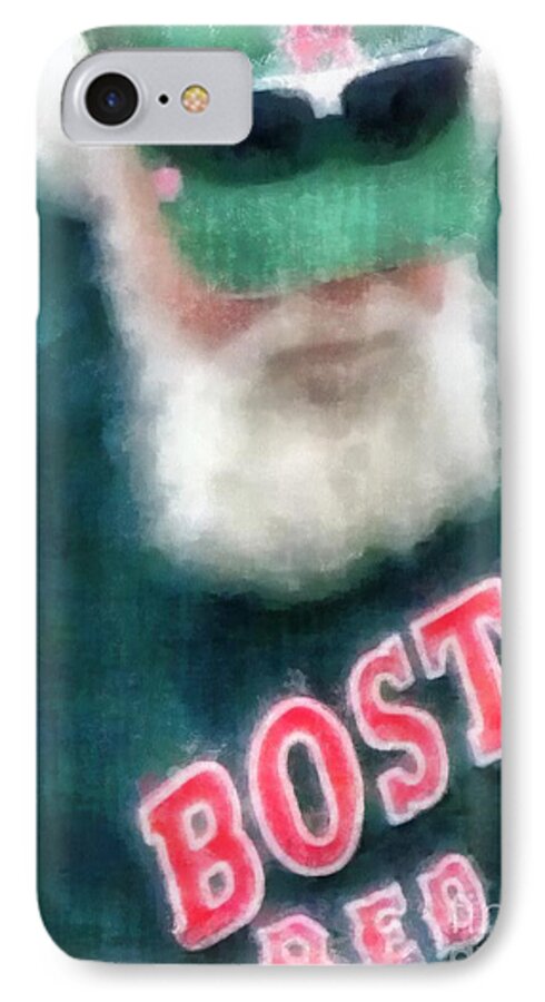 Boston iPhone 7 Case featuring the photograph Santa Claus Spotted at Spring Training by Edward Fielding