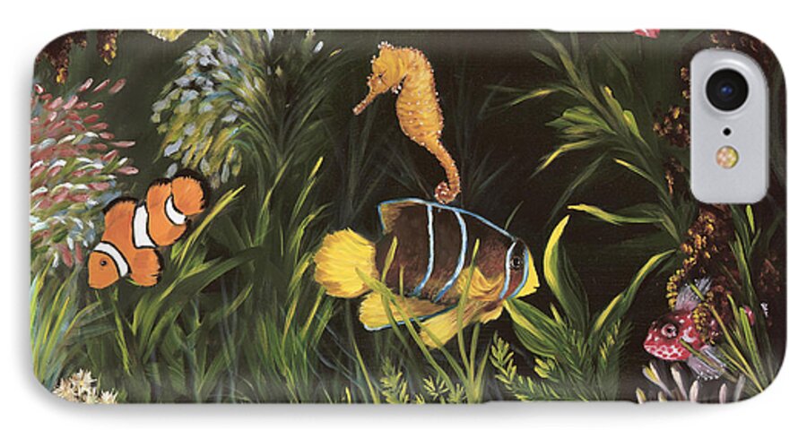 Sea iPhone 7 Case featuring the painting Sea Harmony by Carol Sweetwood