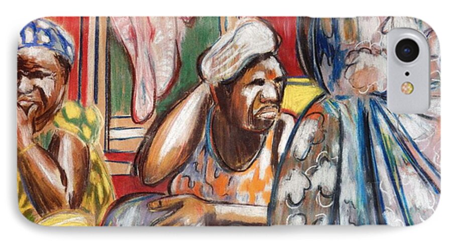 Africa iPhone 7 Case featuring the painting Senegal, 1965 by Gary Coleman