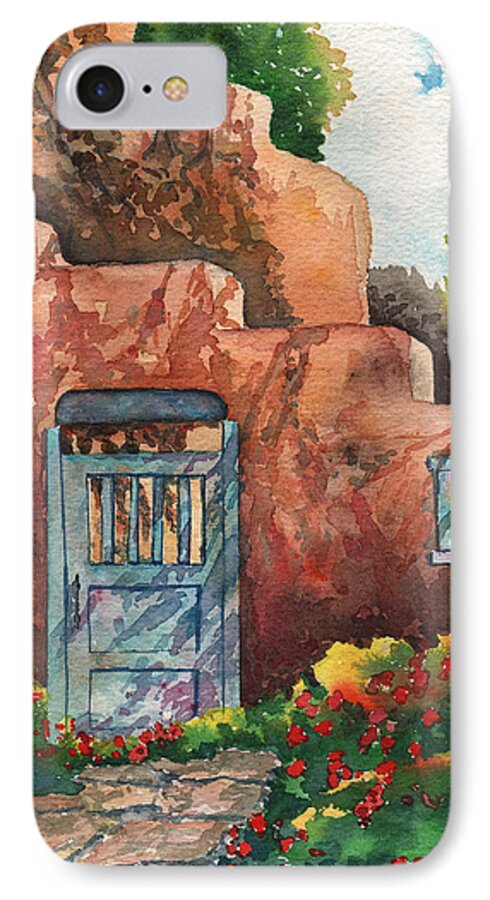 Im Gordon iPhone 7 Case featuring the painting Shadows on the wall by Timithy L Gordon