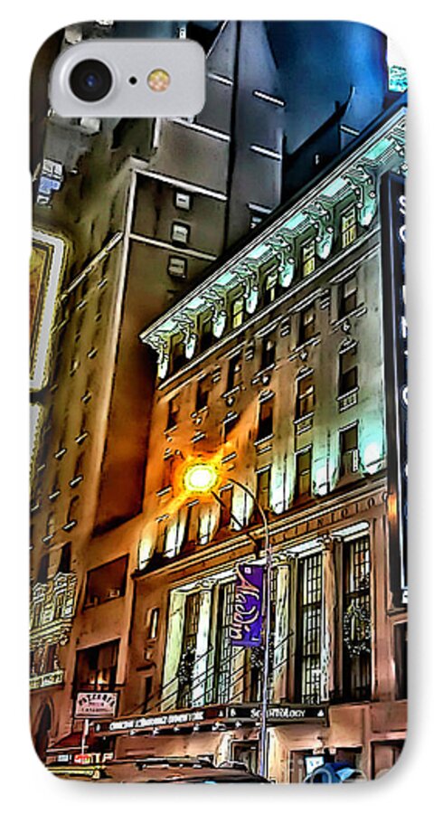 New York City iPhone 7 Case featuring the photograph Sights in New York City - Scientology by Walt Foegelle