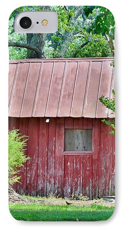 Barn iPhone 7 Case featuring the photograph Small Red Barn - Lewes Delaware by Kim Bemis