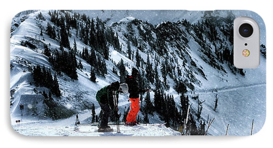 Skiing iPhone 7 Case featuring the photograph Snowbird by Jim Hill