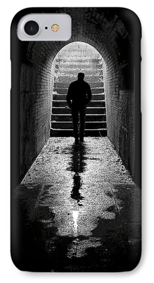 Solitude iPhone 7 Case featuring the photograph Solitude - Ascending to the Light by Betty Denise
