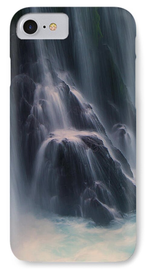 Washington State iPhone 7 Case featuring the photograph Spirit Falls detail. by Ulrich Burkhalter