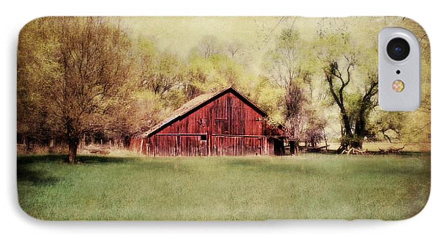 Barn iPhone 7 Case featuring the photograph Spring In Nebraska by Julie Hamilton