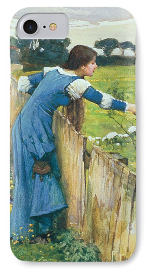 Spring iPhone 7 Case featuring the painting Spring by John William Waterhouse