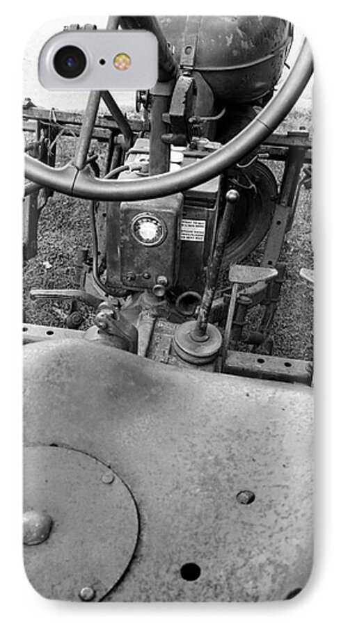 Tractor iPhone 7 Case featuring the photograph Still Ready for a Day's Work by Scott Kingery